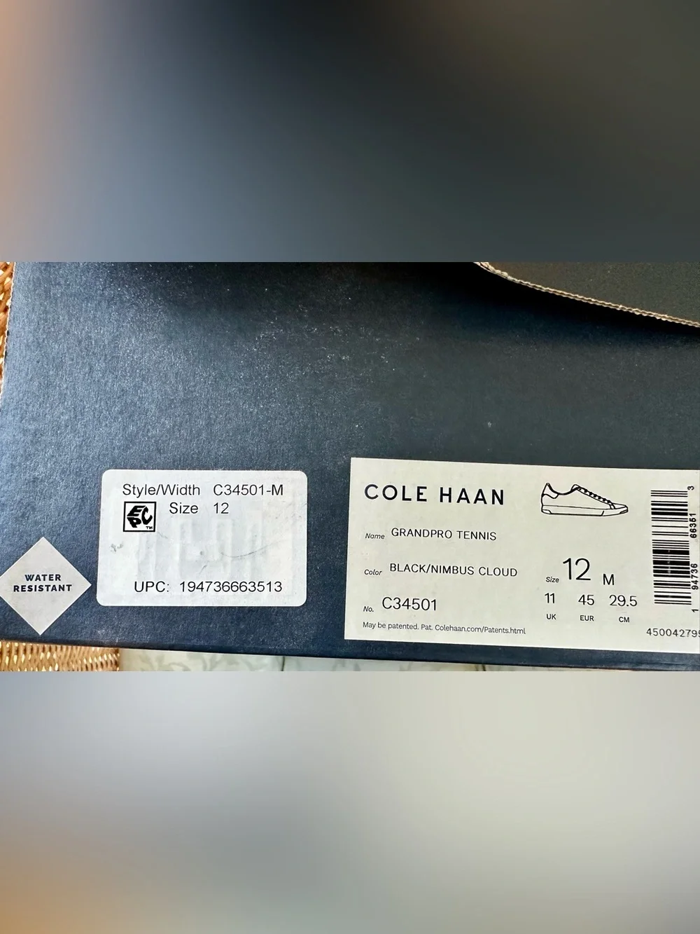 Mens Brand New Cole Haan Grand Pro Tennis Sneakers